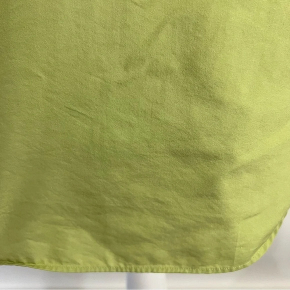 Lands End Light Green Button Up Shirt Womens Size 4 Petites Lightweight Blouse - Picture 6 of 7